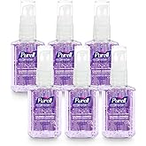 Purell Advanced Hand Sanitizer Gel Infused with Essential Oils, Calming Lavender, 2 fl oz Travel-Size Pump Bottle (Pack of 6)