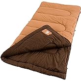 Coleman Dunnock Cold Weather Sleeping Bag, 20°F Camping Sleeping Bag for Adults, Comfortable & Warm Sleeping Bag for Camping 