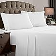 Mellanni Queen Sheets Set - 4 PC Iconic Collection Bedding Sheets & Pillowcases - Hotel Luxury, Extra Soft, Cooling Bed Sheet