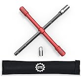 GTE Tools - LugStrong 26" Universal Compact Lug Wrench Set, Super-Strong Tire Iron & Lug Nut Remover - 2X More Torque! Never 