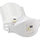 3M Aura Particulate Disposable Respirator 9211+ with Cool Flow Valve, N95, Smoke, Grinding, Sanding, Sawing, Sweeping, Woodwo