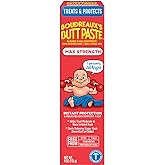 Boudreaux's Butt Paste Maximum Strength Diaper Rash Cream, Ointment for Baby, 4 oz Tube