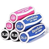 AboveGenius Hand Weights Set for Women&Men,Soft Dumbbells Set of 6(1lb 2lb 3lb Each Pack) for Dumbbell Walking Weight Sets wi