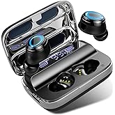 Donerton Wireless Earbuds, Wireless 5.3 Headphones 140 Hours Playtime Earphones with Charging Case, in Ear Headset IP7 Waterp