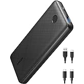 Anker Portable Charger, USB-C Power Bank 20000mAh with 20W Power Delivery, 525 Power Bank (PowerCore Essential 20K PD) for iP