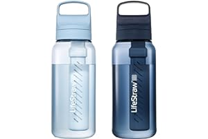 LifeStraw Go Series – BPA-Free Water Filter Bottle for Travel and Everyday Use