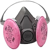 3M Half Facepiece Reusable Respirator Assembly 6391/07003(AAD), Large, P100 Respiratory Protection 051131070030