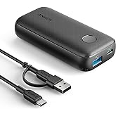 Anker PowerCore 10,000 mAk Redux, Power Bank USB-C Power Delivery (18W) Portable Charger for iPhone 15/15 Plus/15 Pro/15 Pro 