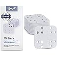 LEVOIT Humidifier Replacement Filters 10-Pack, Mineral Absorption Pad,Compatible with LV600S,LV600HH,OasisMist450S,Capture Fi