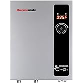 thermomate Electric Tankless Water Heater, 11kW at 240 Volt, On Demand Instant Hot Water Heater, Self Modulating Energy Savin