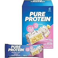 Pure Protein Bars - Nutritious, Gluten Free protein bar, made with Whey protein blend - low sugar, protein snack. Deliciously