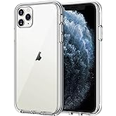 JETech Case for iPhone 11 Pro Max 6.5-Inch, Non-Yellowing Shockproof Phone Bumper Cover, Anti-Scratch Clear Back (Clear)