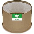 Sustainable Village Grassroots Fabric Pot 5 Pack | Grow Bag for Plants Indoors | Living Soil Planter Pots for Outdoor Plants 