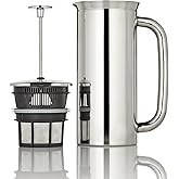 ESPRO - P7 French Press - Double Walled Stainless Steel Insulated Coffee and Tea Maker with Micro-Filter - Keep Drinks Hotter