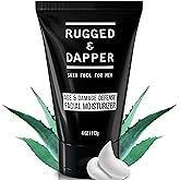 RUGGED & DAPPER Age Defense Mens Face Moisturizer | 4oz | Hydrating Mens Face Lotion | Unscented + Anti- Aging Formula for Cl