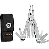 LEATHERMAN, Wingman Multitool with Spring-Action Pliers and Scissors, Stainless Steel with Nylon Sheath