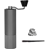 TIMEMORE Chestnut C2 MAX Manual Coffee Grinder with Adjustable Coarseness, Capacity 30g with CNC Stainless Steel Conical Burr