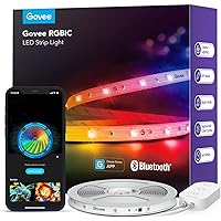 Govee RGBIC LED Strip Lights, Smart LED Lights for Bedroom, Bluetooth LED lights APP Control, DIY Multiple Colors on One Line