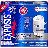 Exposis Casa, Repelente Elétrico Líquido para Tomada, Aparelho e Refil, Sala e quarto, Alta eficácia, Bivolt, Até 4 semanas d