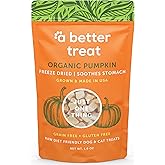 A Better Treat – Freeze Dried Organic Pumpkin Dog and Cat Treats, Organic, Single Ingredient | Natural, Healthy, Diabetic Fri