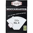 Technivorm Moccamaster #4 White Paper Filters, 100-count per box