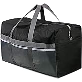 REDCAMP Foldable Travel Bag, Large Sports Bag, 75L/96L/100L, Lightweight Waterproof Tote Bag