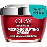 Olay Regenerist Micro-Sculpting Cream Face Moisturizer with Hyaluronic Acid & Niacinamide, Fragrance-Free, 1.7 oz