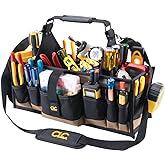 CLC WORK GEAR 1530 Electrical and Maintenance Tool Carrier, 43 Pocket, Black