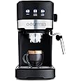 Gourmia 15-Bar Espresso Maker with Powerful Frothing Wand with 1.2L Removable Water Reservoir, Black