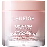 LANEIGE Bouncy and Firm Sleeping Mask: Revitalize, Smooth, Peony & Collagen Complex, Barrier-Boosting Hydration