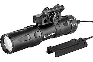 OLIGHT Odin Mini 1250 Lumens Ultra Compact Rechargeable Mlok Mount Weaponlight, Removable Slide Rail Mount and Remote Switch,