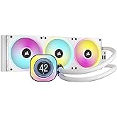 Water Cooler CORSAIR iCUE LINK H150i LCD Fans QX120 RGB 360mm AIO White - CW-9061010-WW