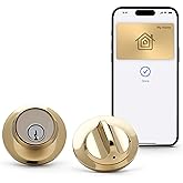 Level Lock+ Smart Lock Plus Apple Home Keys - Smart Deadbolt for Keyless Entry - Includes Key Fobs - Works with iOS, Android,