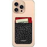 VANDEL Pocket – Stick-On Fabric Phone Wallet Stick On for Women, Cute Credit Card Holder for Phone Case, Stick On Back of Pho