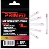 PRIMED Lead Test Kit - [10 Pre-Activated Swabs] | No External Indgredients Required | Rapid Testing Kit for Lead Detection | 