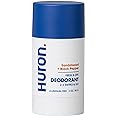 Huron Aluminum-Free Deodorant for Men - Clean & Woody Scent of Sandalwood, Black Pepper, Cedarwood, & Amber - Neutralizes Odo