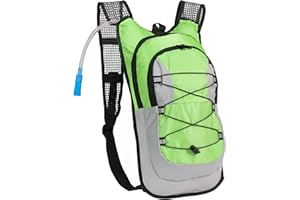 Black Mountain Products Hydration Pack - 2 Liter Water Bladder with Extra Large Storage Compartment