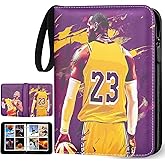 Bsketball Card Binder with Sleeves 400 Pocket, Sports Card binder Compatible with Football Card, Basketball Card, Hockey card