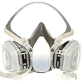 3M 3MR53P71 P95 Respirator, Half Face, Disposable, 53P71, Large Size, Protection Against Organic Vapors and Particulates