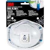 3M P95 Particulate Respirator 8577, 2 Pack, Carbon Layer For Odor Reduction, Features COOL FLOW Exhalation Valve, NIOSH-APPRO