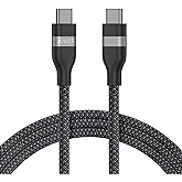 Anker USB C Cable, 240W 6 ft Upcycled-Braided USB C to USB C Cord, Type C Charger Fast Charging Cable for iPhone 15/15 Pro/15