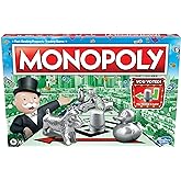 Monopoly Game, Family Board Games for 2 to 6 Players, Board Games for Kids Ages 8 and Up, includes 8 Tokens (Token Vote Editi