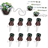 Soilagua Plant Self Watering Stakes with 47 Inch Long Tube, Easily Watering Multiple Plants in One Container, Self Watering P