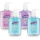 Purell Advanced Hand Sanitizer Refreshing Gel Design Series, Clean Scent, 8 Fl Oz Pump Bottle (Pack of 4), 9652-06-ECDECO