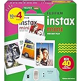 Fujifilm Instax Mini - Filme Com 40 Fotos, Borda Branca, Foto Colorida