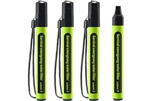 4 Pack Water Filter Straw - Water Purifying Device - Portable Personal Water Filtration Survival - for Emergency Kits Outdoor