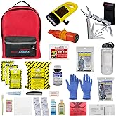 Ready America 72 Hour Deluxe Emergency Kit, 1-Person 3-Day Backpack, First Aid Kit, Survival Blanket, Power Station, Emergenc