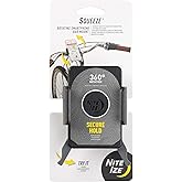 Nite Ize Squeeze Rotating Smartphone Bar Mount - Universal Phone Mount for Bike Handlebar - Phone Holder with Universal Mount