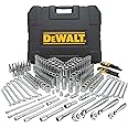 DEWALT Mechanics Tools Kit and Socket Set, 204-Piece, 1/4" & 3/8" & 1/2" Drive, MM/SAE (DWMT72165)