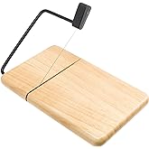 Prodyne Thick Beechwood Cheese Slicer, 9 ½" x 6" x ⅞"